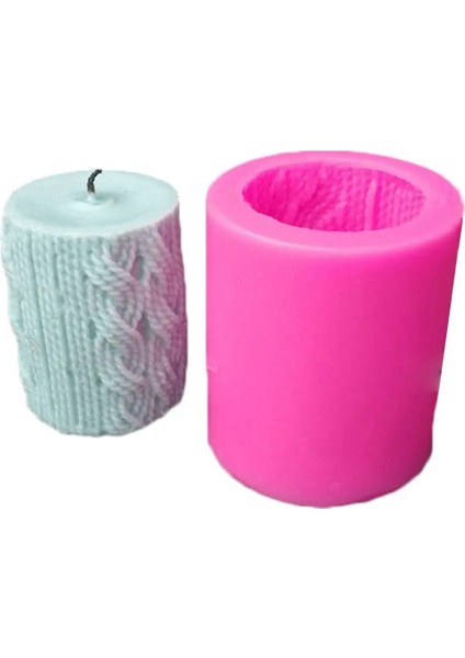 No.3 Tarzı Silikon Mum Kalıbı 3D Silindir Dıy Alçı Alçı El Sanatları Kalıp Mum Kalıp Mum Sabun Kalıp Craft Reçine Kalıpları Dekorasyon Aracı (Yurt Dışından) fiyatları