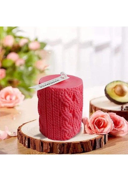 No.3 Tarzı Silikon Mum Kalıbı 3D Silindir Dıy Alçı Alçı El Sanatları Kalıp Mum Kalıp Mum Sabun Kalıp Craft Reçine Kalıpları Dekorasyon Aracı (Yurt Dışından) modelleri
