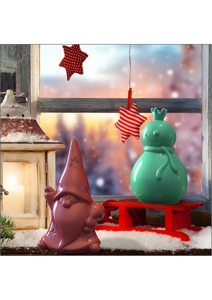 Açık Sarı Stil 2 Yeni Santa Kardan Adam Ayna Silikon Kalıp El Yapımı Masaüstü Dekorasyon Için Alçı Epoksi Reçine Aromaterapi Mum Silikon Kalıp (Yurt Dışından) fırsatları