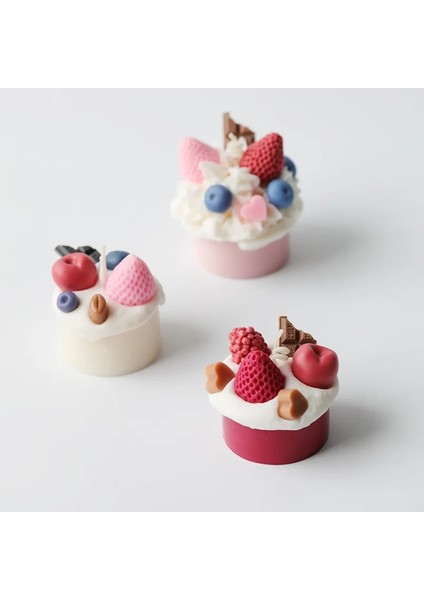 Koyu Haki Stili Kek Tabanı Mum Kalıbı Dekoratif Şekil Balmumu Kokulu Mum Dıy Malzeme Alçı Kalıp 3D Silikon Mum Kalıpları (Yurt Dışından) fırsatları