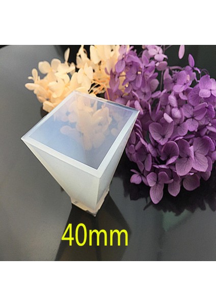 D Stili Piramit 3D Silikon Kalıp Reçine Takı Yapımı Reçine Mum Sabun Kalıp Epoksi Kolye Craft Takı Için Diy Aracı (Yurt Dışından)