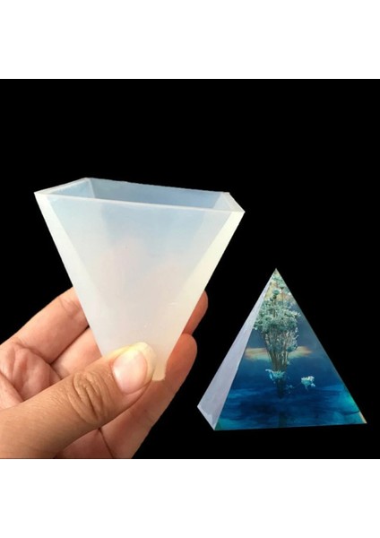 D Stili Piramit 3D Silikon Kalıp Reçine Takı Yapımı Reçine Mum Sabun Kalıp Epoksi Kolye Craft Takı Için Diy Aracı (Yurt Dışından) fiyatları