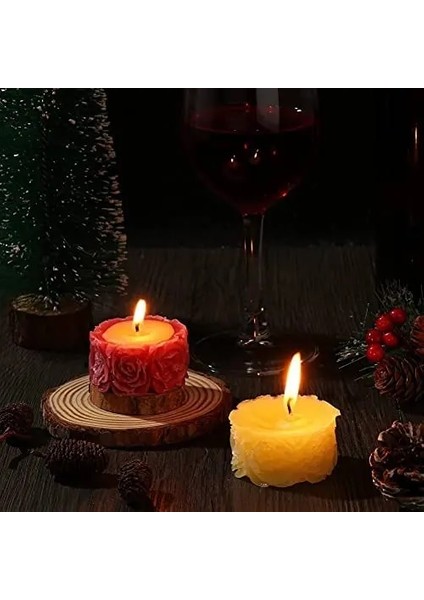 H-3pcs Bulutlar Tarzı Gül Çiçek Şekli Silikon Mum Kalıbı Fondan Çikolatalı Kek Kalıpları Aromaterapi Alçı Mum El Yapımı Sabun Kalıbı Kek Pişirme (Yurt Dışından) modelleri