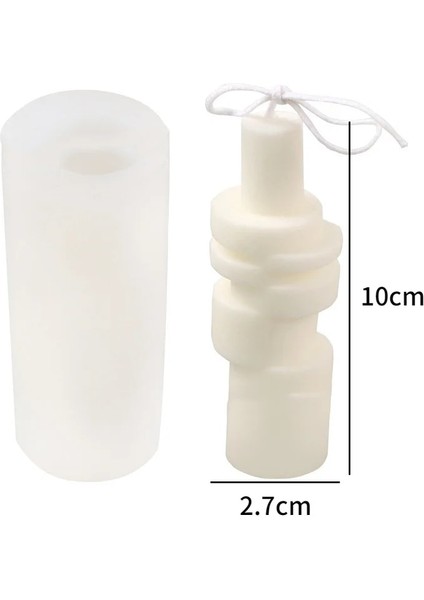 Kalıp-6 Tarzı Dıy Üç Boyutlu Çokgen Düzensiz Şekil Geometrik Sihirli Top Silikon Mum Kalıbı Parfüm Şişesi Küp Şekli Mum Kalıbı (Yurt Dışından)
