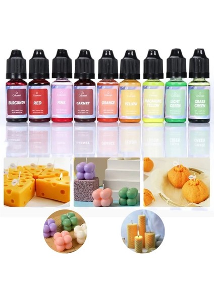 No.5 Tarzı 10ML Alay Mum Sabun Sıvı Boya Dıy Uv Epoksi Reçine Kalıp Takı Yapımı Alkol Mürekkep El Yapımı El Sanatları Boyama Balmumu Yapımı (Yurt Dışından)