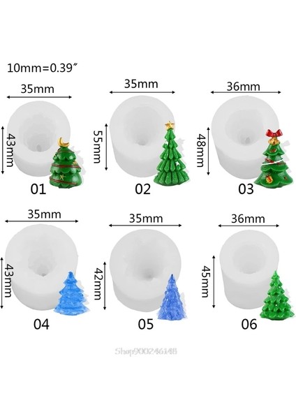 No.5 Tarzı 3D Noel Ağacı Mum Kalıp Silikon Kil Sabun Kalıp Dıy Çikolata Fondan Kek Decoratio Dropship (Yurt Dışından) modelleri