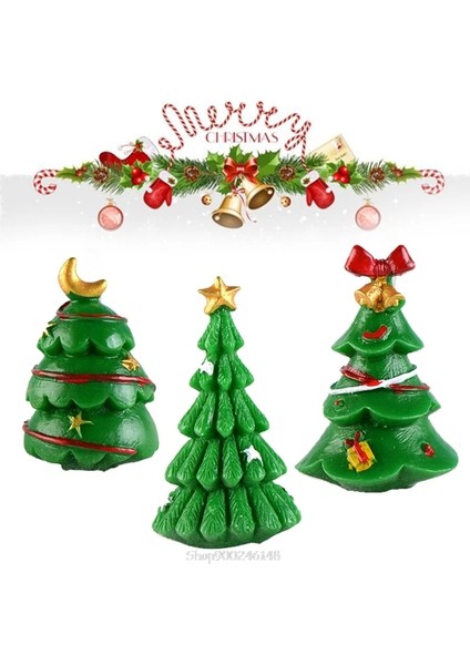 No.5 Tarzı 3D Noel Ağacı Mum Kalıp Silikon Kil Sabun Kalıp Dıy Çikolata Fondan Kek Decoratio Dropship (Yurt Dışından) fırsatları