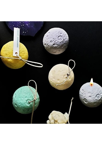 Koyu Gri Tarzı Ay Dünya Satürn Uydu Astronomik Silikon Mum Kalıbı Için El Yapımı Masaüstü Dekorasyon Aromaterapi Mum Silikon Kalıp (Yurt Dışından) fırsatları