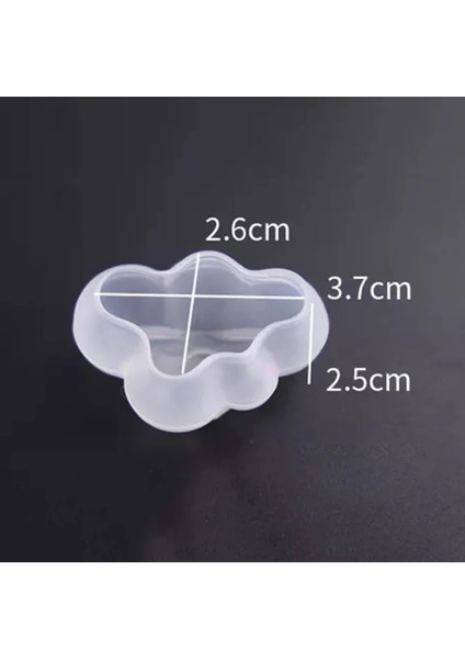S Tarzı Dıy Sabun Kalıbı Bulut Şekli Mum Kalıbı Sevimli Mücevher Yapımı Kalıp El Sanatları Süsler 3D Silikon Balmumu Aracı (Yurt Dışından)