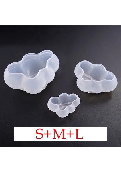 S Tarzı Dıy Sabun Kalıbı Bulut Şekli Mum Kalıbı Sevimli Mücevher Yapımı Kalıp El Sanatları Süsler 3D Silikon Balmumu Aracı (Yurt Dışından) fırsatları