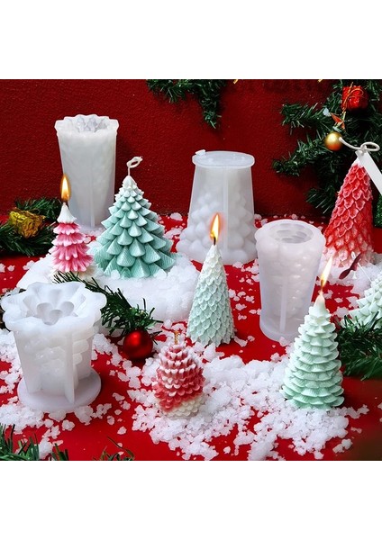 Ağlayan Çam B Stili Noel Baba Noel Ağacı Şapka Mum Silikon Kalıp Dıy Kardan Adam Mum Yapımı Reçine Sabun Kalıp Yılbaşı Hediyeleri Zanaat Ev Dekor (Yurt Dışından)