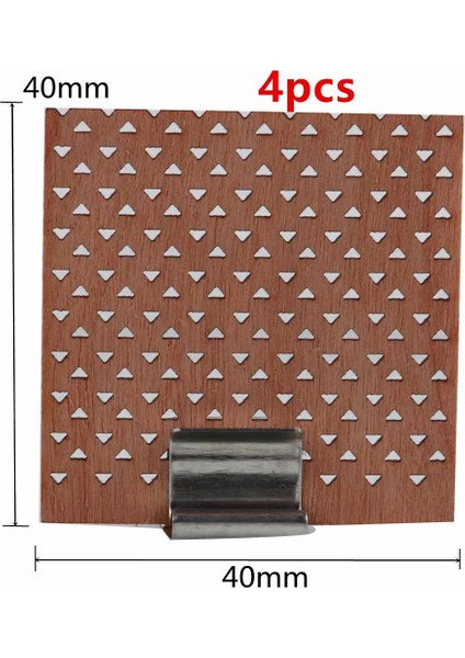 40X40MM 4 Adet Stil Büyük Genişlik Metal Tabanlı Ahşap Mum Fitilleri Mum Çekirdekleri Malzemeleri Dıy Mum Yapımı Soya Balmumu Mumları Parfin Balmumu Fitili (Yurt Dışından)