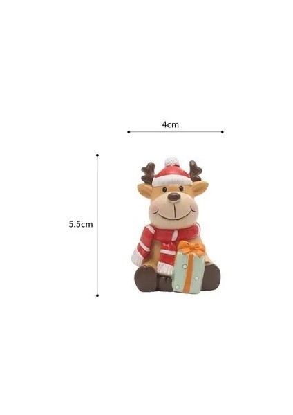 Geyik Tarzı 3D Noel Ağacı Şekli Silikon Noel Elk Mum Kalıpları Silikon Sabun Kalıp Kardan Adam Kek Kalıpları Ev Için Noel Süslemeleri (Yurt Dışından)