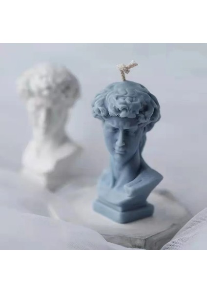 1 Adet Tarzı 3D David Kafa Silikon Mum Kalıp Sanatçı Insansı Alçı Kalıp Balmumu Sabun Mum Yapma Kiti Dıy Ev Dekorasyon Zanaat Araçları (Yurt Dışından) indirimleri