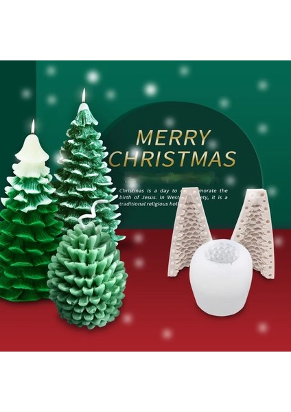 Bir Stil Noel Ağacı Mum Kalıpları Epoksi Reçine Döküm Kalıpları Çam Ağacı Silikon Mum Yapımı Dıy Festivali El Sanatları Ev Dekorasyonu Yapımı (Yurt Dışından) indirimleri