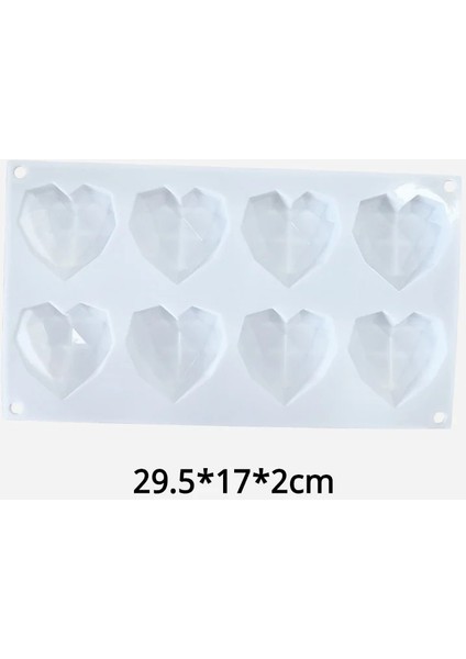 8 Bir Stil 3D 8 Odalı Aşk Mum Silikon Kalıp Dıy Kalp Aromatik Mum Yapımı Sabun Reçine Kalıp Düğün Hediyeleri Zanaat Malzemeleri Ev Dekor (Yurt Dışından)