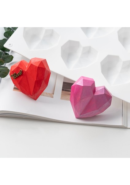 8 Bir Stil 3D 8 Odalı Aşk Mum Silikon Kalıp Dıy Kalp Aromatik Mum Yapımı Sabun Reçine Kalıp Düğün Hediyeleri Zanaat Malzemeleri Ev Dekor (Yurt Dışından)