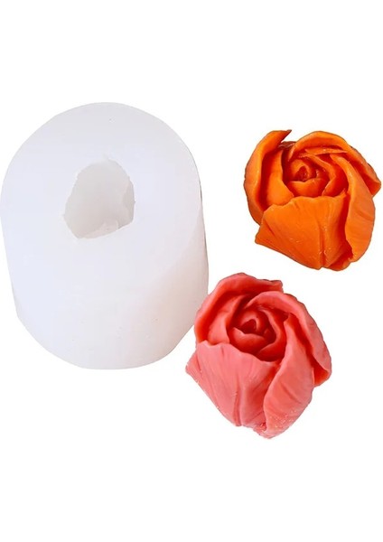 M Tarzı 3D Lale Mum Kalıbı El Yapımı Dıy Çiçek Sabunu Silikon Kalıp Çikolatalı Kek Kalıbı Silikon Kalıp Sabun Formları Sabun Yapımı Malzemeleri (Yurt Dışından)