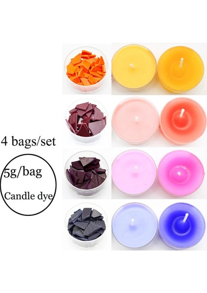 4 Adet D Tarzı 3D Kalp Silikon Mum Kalıp Soya Balmumu Uçucu Yağ Aromaterapi Mum Malzeme Balmumu Diy Sabun Kalıpları Hediyeler (Yurt Dışından)