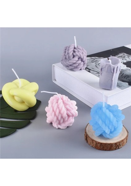 G Tarzı Yaratıcı Iplik Topu Silikon Mum Kalıp Dıy Yün Geometri Mum Yapımı Kek Reçine Sabun Kalıp Hediyeler Zanaat Malzemeleri Ev Dekor (Yurt Dışından) indirimleri