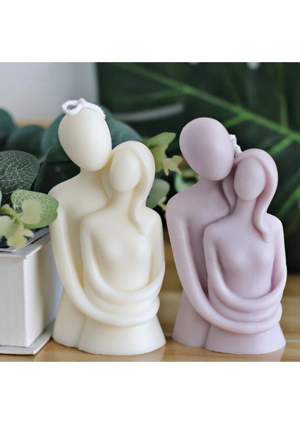Ben Stil Büyük 3D Romantik Çift Portre Severler Silikon Mum Kalıp Oyma Sanatı Aromaterapi Alçı Ev Dekorasyon Kalıp Düğün Hediyesi (Yurt Dışından) fiyatları