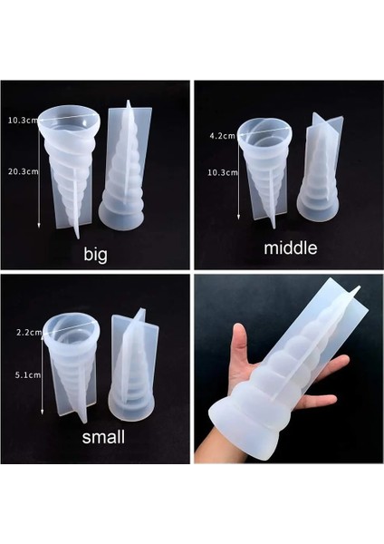 5cm Tarzı Dıy 3D Unicorn Silikon Mum Kalıp Epoksi Reçine Vertebral Noel Ağacı Kalıp Fondan Kek Çikolata Pişirme El Yapımı Sabun Kalıpları (Yurt Dışından) indirimleri