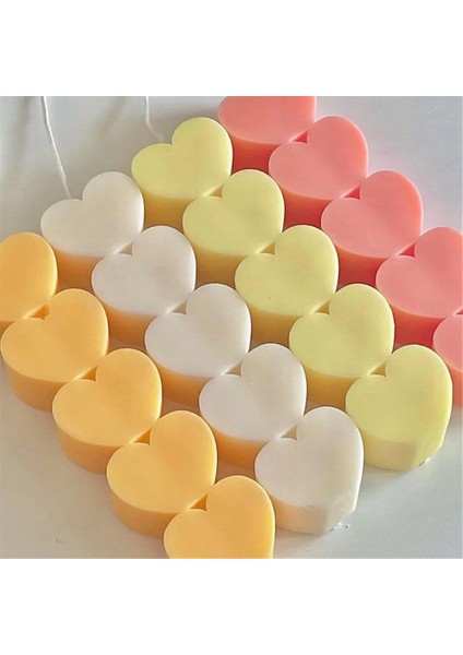 Çok Renkli Stil Aşk Kalp Şekli Mum Kalıbı Soya Balmumu Silikon Mum Kalıbı Küp Aromaterapi Kalıpları Alçı El Yapımı Soya Aroması Balmumu Sabun Kalıbı (Yurt Dışından) modelleri