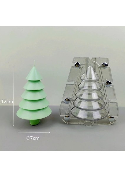 D Stili Noel Mum Kalıp Çok Tarzı Büyük Dıy Santa Noel Ağacı Alçı El Yapımı Sabun Silikon Akrilik Kalıplar Ev Dekorasyonu Hediyeler (Yurt Dışından)