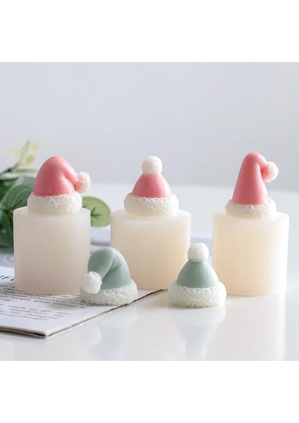 Bir Stil Simülasyon Noel Şapka Şekli Kokulu Mum Silikon Reçine Sabun Kalıp El Yapımı Araçlar Alçı Dekorasyon Yatak Odası Difüzör (Yurt Dışından) fiyatları