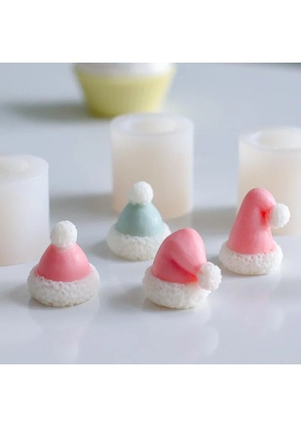 Bir Stil Simülasyon Noel Şapka Şekli Kokulu Mum Silikon Reçine Sabun Kalıp El Yapımı Araçlar Alçı Dekorasyon Yatak Odası Difüzör (Yurt Dışından) modelleri