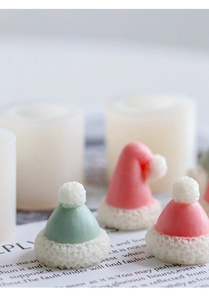 Bir Stil Simülasyon Noel Şapka Şekli Kokulu Mum Silikon Reçine Sabun Kalıp El Yapımı Araçlar Alçı Dekorasyon Yatak Odası Difüzör (Yurt Dışından) indirimleri