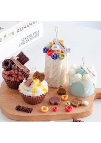 Resim Stili Olarak Diy Kek Mum Dekorasyon Silikon Kalıp Donut Daire Reçine Kalıp Çikolata Bisküvi Kalıbı Kek Dekorasyon Araçları Pasta Araçları (Yurt Dışından)