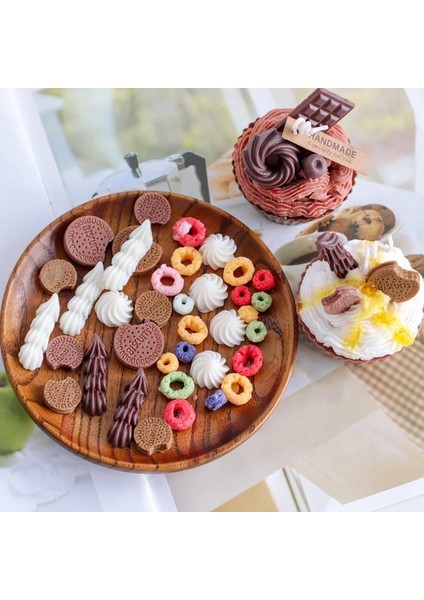 Resim Stili Olarak Diy Kek Mum Dekorasyon Silikon Kalıp Donut Daire Reçine Kalıp Çikolata Bisküvi Kalıbı Kek Dekorasyon Araçları Pasta Araçları (Yurt Dışından)