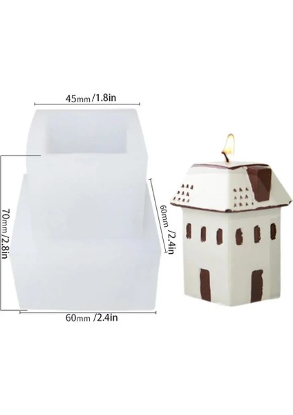 Kar Evi Tarzı 1 Adet Aromaterapi Buz Çiçek Kabartmalı Mum Kalıbı Dayanıklı Akrilik Plastik Mum Kalıp Dıy Noel Dekorasyon Malzemeleri Aracı (Yurt Dışından)