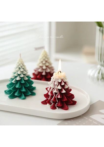 Ağaç Kalıbısd-68 Stili 3D Noel Ağacı Mum Kalıp Mum Yapımı Için Silikon Kalıp Dıy Kokulu Mum Noel Hediyeleri (Yurt Dışından) fırsatları