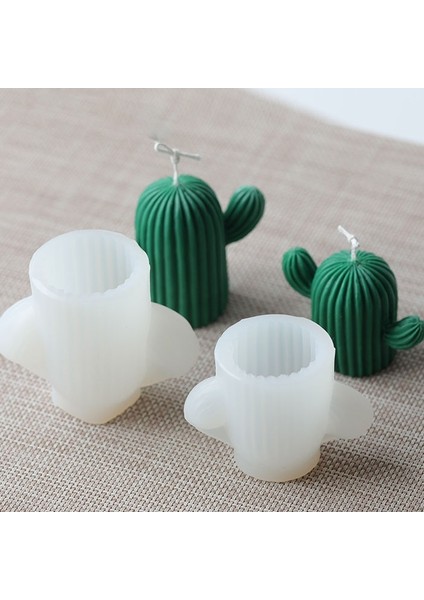 NO.186 Tarzı Sevimli Kaktüs Mum Kalıp Silikon Kalıp Aromaterapi Alçı El Yapımı Kiti Sabun El Sanatları Kalıp Diy Hediyeler Ev Dekorasyon (Yurt Dışından)