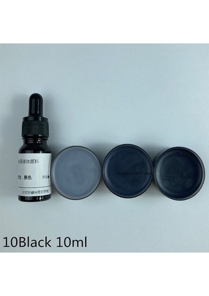 10 Siyah 10ML Stili 22 Renk Yüksek Konsantrasyonlu Mum Sıvı Boya Soya Balmumu Arı Balmumu Dıy Ölen Reçine Mum Sabun Yapımı El Sanatları 10ML XJ36 (Yurt Dışından)