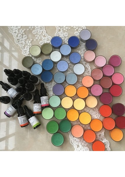 10 Siyah 10ML Stili 22 Renk Yüksek Konsantrasyonlu Mum Sıvı Boya Soya Balmumu Arı Balmumu Dıy Ölen Reçine Mum Sabun Yapımı El Sanatları 10ML XJ36 (Yurt Dışından)