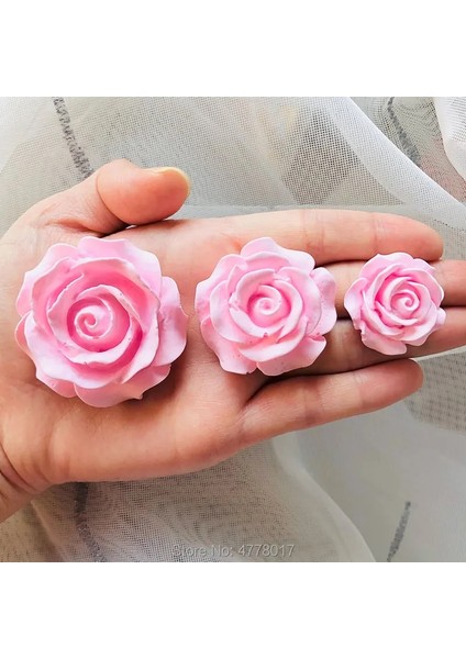 Orta Kalıp Tarzı Üç Boyutlu Gül Şekli Mum Kalıp Kalıpları Mum Balmumu Kokulu Mum Yapımı Için El Yapımı Sabun Çiçek Kalıbı (Yurt Dışından) modelleri