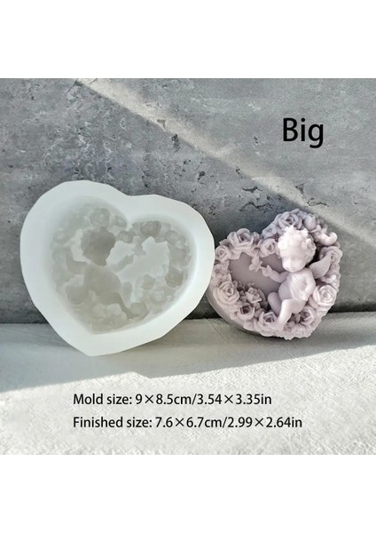 No.2 Tarzı 3D Melek Mum Silikon Kalıp Kil Bebek Kek Melek Kokulu Mum El Yapımı Sevimli Aroma Mum Tatil Hediyeleri Dekorasyon Araçları (Yurt Dışından)