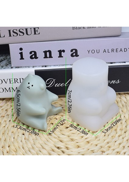 Ayı Stili Noel Ağacı Kutup Ayısı Silikon Mum Kalıp Dıy Fondan Çikolata Kalıp Alçı El Sanatları Sabun Yapma Aracı Ev Dekorasyon Sahne (Yurt Dışından)