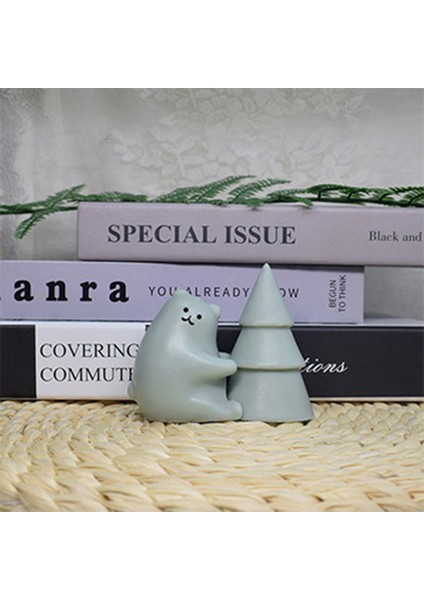 Ayı Stili Noel Ağacı Kutup Ayısı Silikon Mum Kalıp Dıy Fondan Çikolata Kalıp Alçı El Sanatları Sabun Yapma Aracı Ev Dekorasyon Sahne (Yurt Dışından) fırsatları