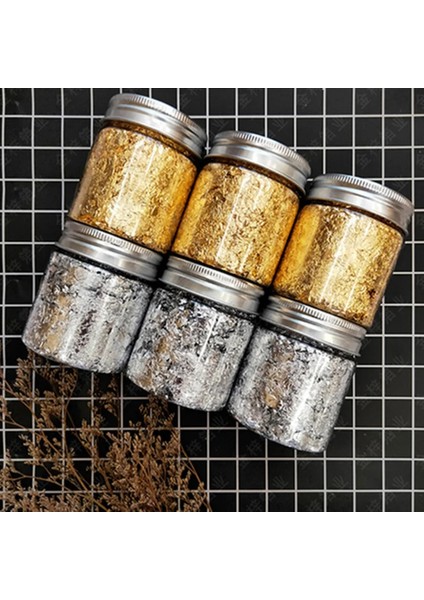 3renk -15G Tarzı 10G Altın Yaprak Yaldız Reçine Flakey Altın Yaprak Flake Reçine Sanat Dekorasyon Diy Mum Yapımı Malzemeleri Dekor Aksesuar (Yurt Dışından) fırsatları