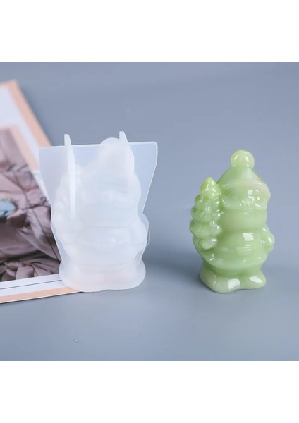Noel Baba Tarzı 3D Noel Bebek Mum Silikon Kalıp Geyik Noel Ağacı Noel Baba Kardan Adam Kalıp Dıy Epoksi Reçine Kalıp Mum Yapımı Malzemeleri (Yurt Dışından)
