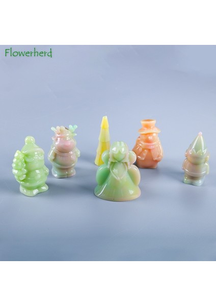 Noel Baba Tarzı 3D Noel Bebek Mum Silikon Kalıp Geyik Noel Ağacı Noel Baba Kardan Adam Kalıp Dıy Epoksi Reçine Kalıp Mum Yapımı Malzemeleri (Yurt Dışından) fiyatları