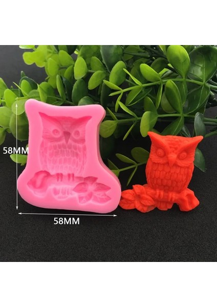Baykuş-C Tarzı 3D Baykuş Mum Kalıpları Mum Yapımı Için Silikon Kalıp Dıy El Yapımı Reçine Kalıpları Alçı Balmumu Araçları Için Mum Yapımı Malzemeleri (Yurt Dışından)