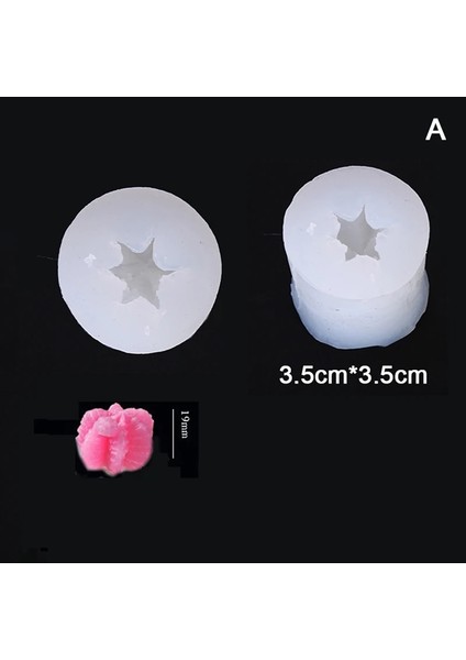 Haicheng Shop Çikolata Tarzı El Yapımı 3D Muti-Et Bitkiler Silikon Sabun Kalıp Çiçek Şekli Kek Cupcake Puding Mum Sabun Yapımı Için Malzemeler Aracı (Yurt Dışından)