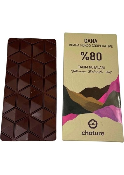 Gana Çikolata %80 Kakao 100 g.