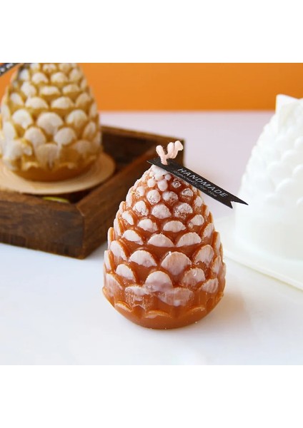 7cm Tarzı 1 Adet 3D Noel Çam Kozalağı Silikon Mum Kalıbı Diy El Yapımı Aromaterapi Mumları Balmumu Çam Kozalağı Mum Yapımı Kalıp (Yurt Dışından) fiyatları