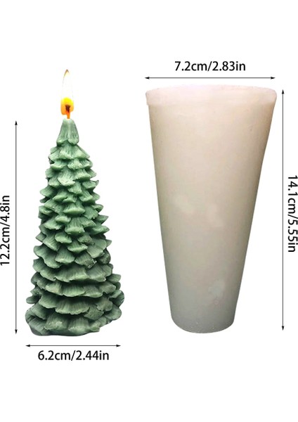 Stil A9 Stili 3D Noel Çam Kozalağı Silikon Mum Kalıbı Diy El Yapımı Aromaterapi Mumları Balmumu Çam Kozalağı Mum Yapımı Kalıp (Yurt Dışından)